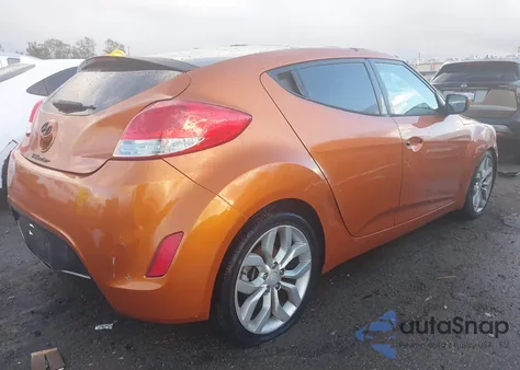 2012 Hyundai Veloster Base W/Black z USA, uszkodzony, nr VIN KMHTC6AD6CU061953